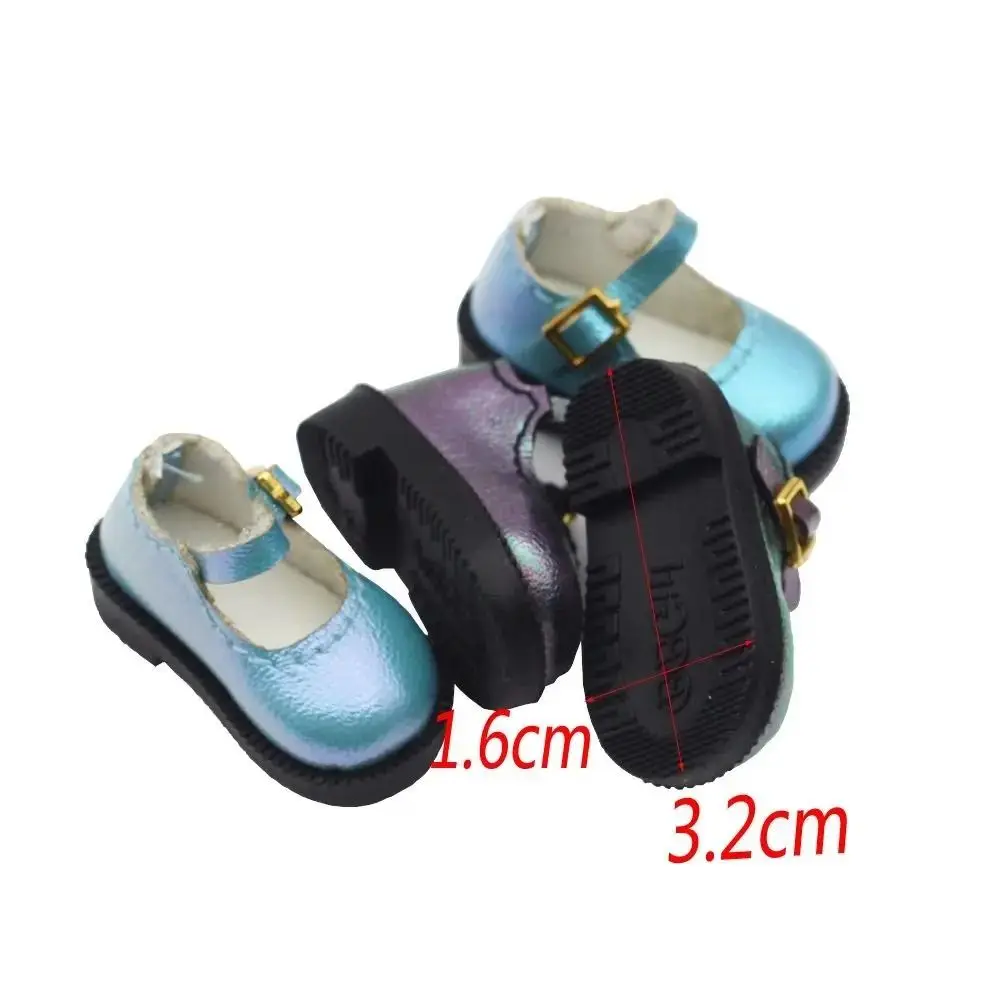 PU Leather 10cm Cotton Doll Shoes Lightweight Shoes Doll Doll PU Leather Shoes Cute Mini Leather Boots Children Toys