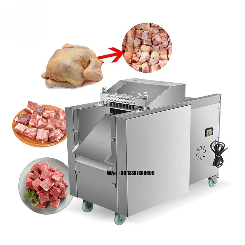 Factory Direct Beef Pork Dicer Meat Cutting Machine Cube Automatic Chicken Cutting Machine Dicing Frozen Meat Cutter Meat Slicer