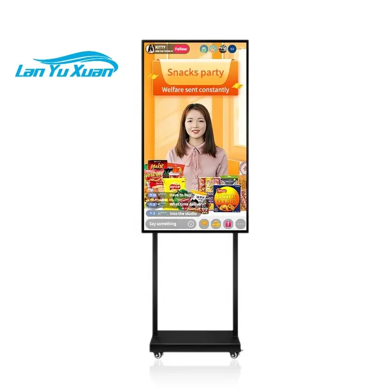 MJK Live Streaming Broadcasting All-In-One Equipment For Advertising 32 Inch Large Interactive Screen