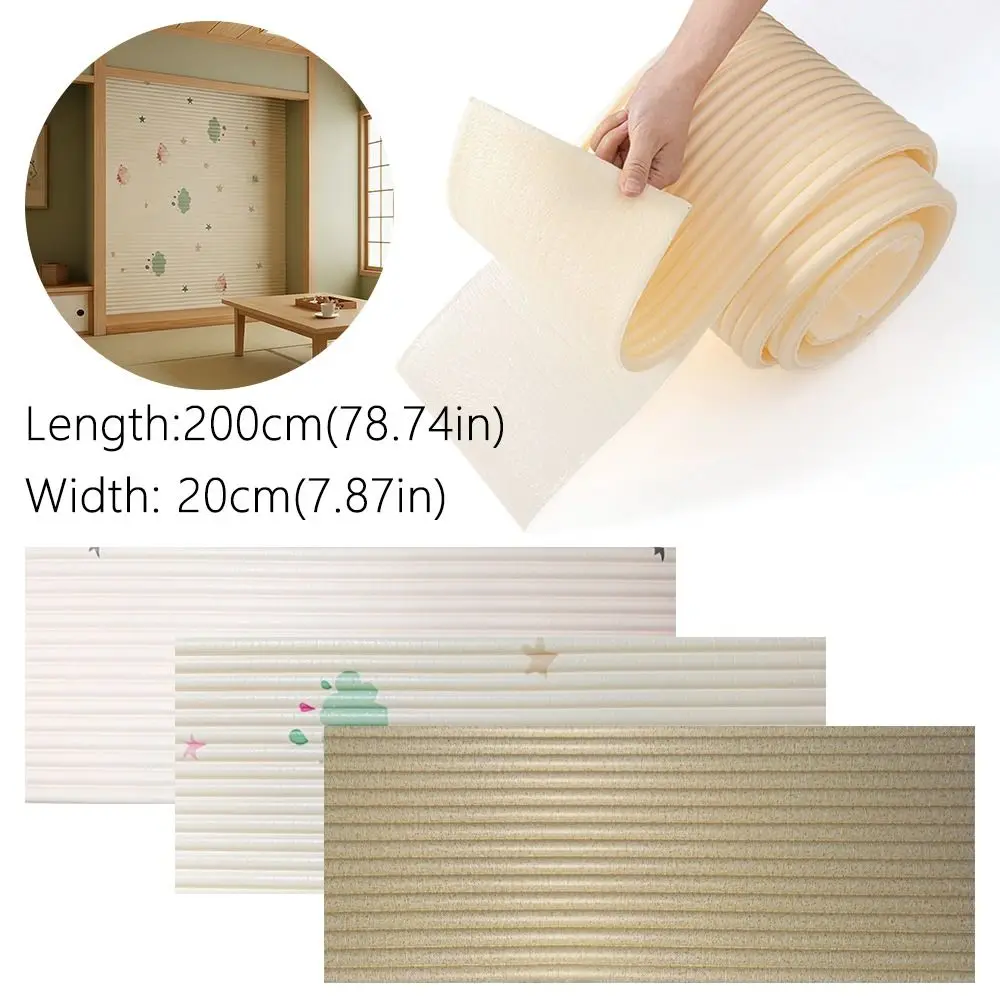 20x200 سنتيمتر المضادة للتصادم قطاع سميكة ذاتية اللصق الجدار ملصق DIY بها بنفسك قطع الحديثة Normcore المشارب حافة حامي غرفة المعيشة #6