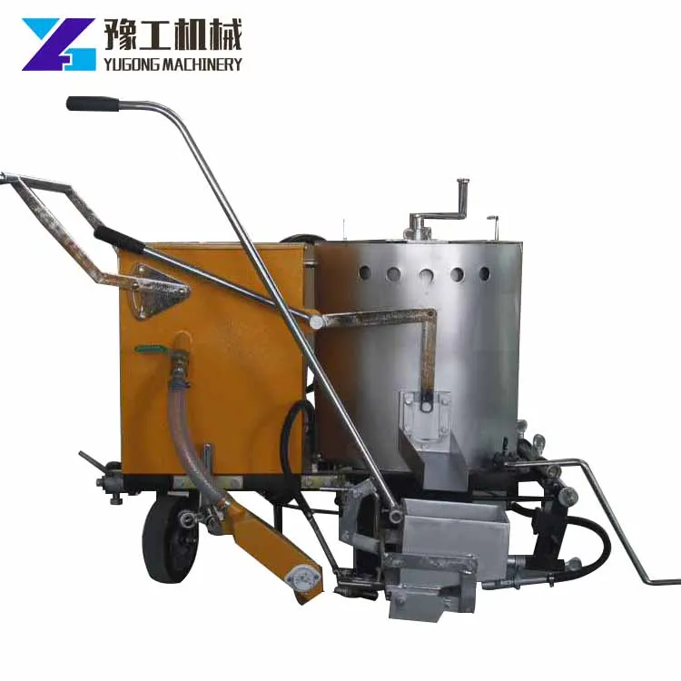 Hot Melt Road Marking Machine pre-heating road marking Machine with Double cylinder hydraulic hot melt kettle for paint line