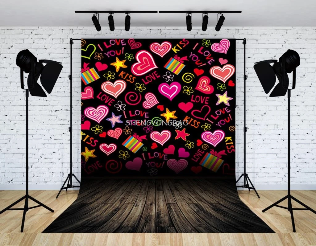 

Landscape Tracery Wall Valentine's Day Homemade Flooring Background Photos and Newborns Photography VT-28