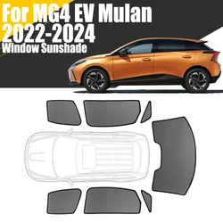 Custom Magnetic Car Window Sunshade For MG4 EV Mulan 2022 - 2024 MG 4 Curtain Mesh Front Windshield 2023