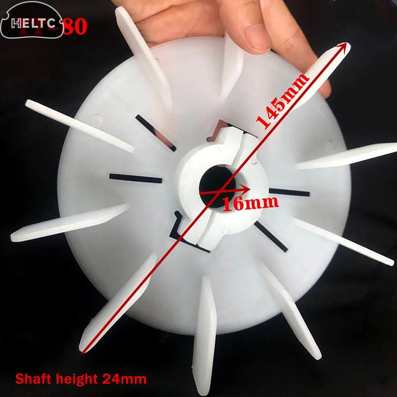 1PC Plastic Motor Fan Blade Adjustable Motor Cooling Fan Impeller Motor Fan Vane High Temperature For Hydraulic Motor Accessorie