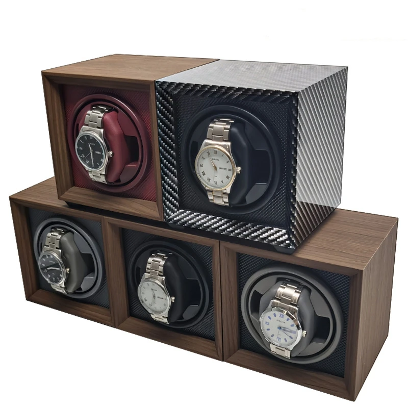 Watch Winder For Automatic Watches Usb Power Used Globally Mute Mabuchi Motor Mechanical Watch Electric Rotate Stand Box Wooden