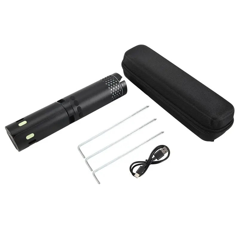 

ABJI-Outdoor Telescopic Camping Light 10000Mah Portable LED Work Light Magnet Tripod Base Tent Telescoping Camping Lantern