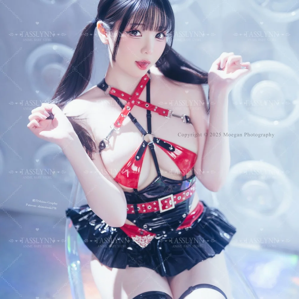 オリジナルデザイン サイバーパンク アニメ コスプレ メカニカルスタイルセット スカート付き ソックス ハロウィンコスチューム ストリート エンジェルドレス コスプレ