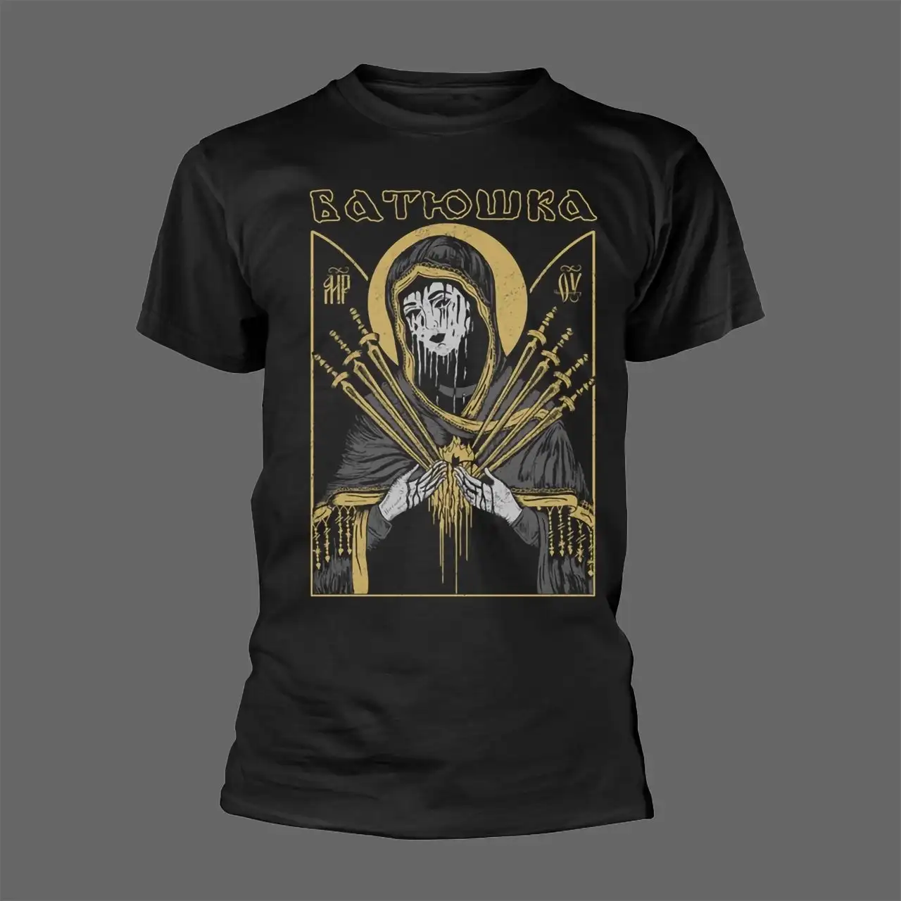 

Batushka - Sorrowful Mary Peripheral Pattern Printing Summer Luxury Brand Cotton Men's and Women's T-Shirts Short Sleeves