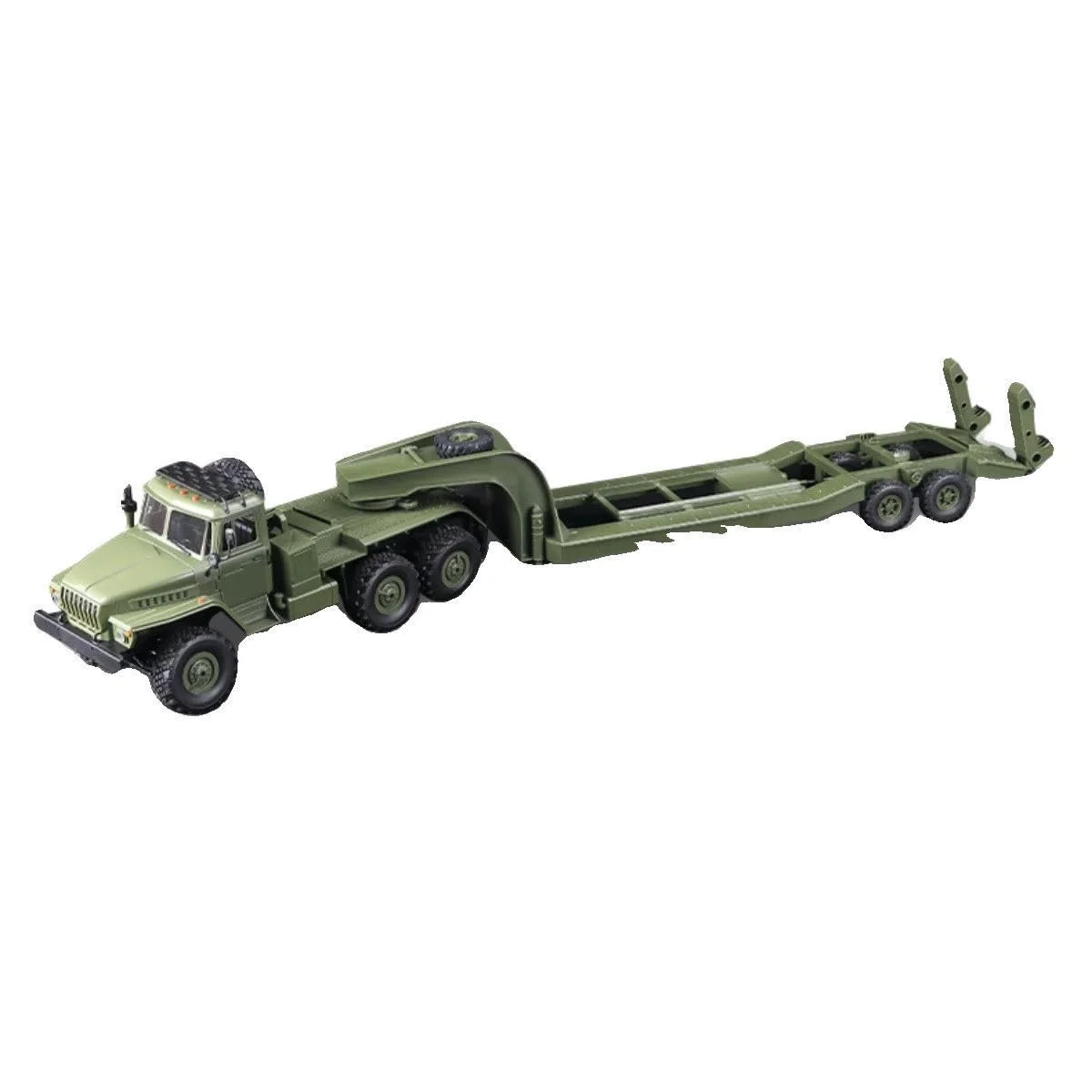 

Large size CM Long remote control retro 2.4 G Remote control military truck takes on remote control Trailer Model Hobby retro mi