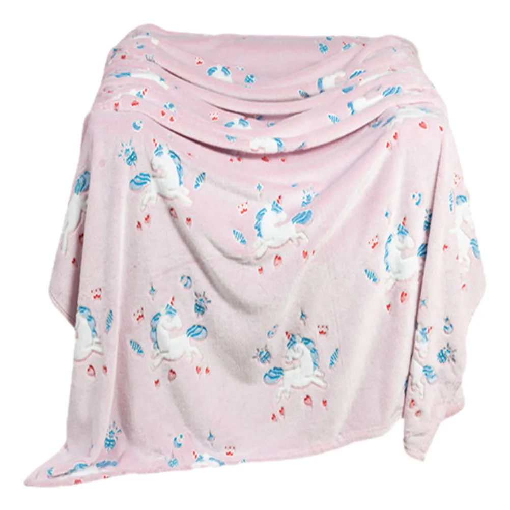 Kocyk dla niemowląt z miękkiego flanelu, idealny rozmiar do przedszkola, domu, podróży, ciepły kocyk dla malucha.