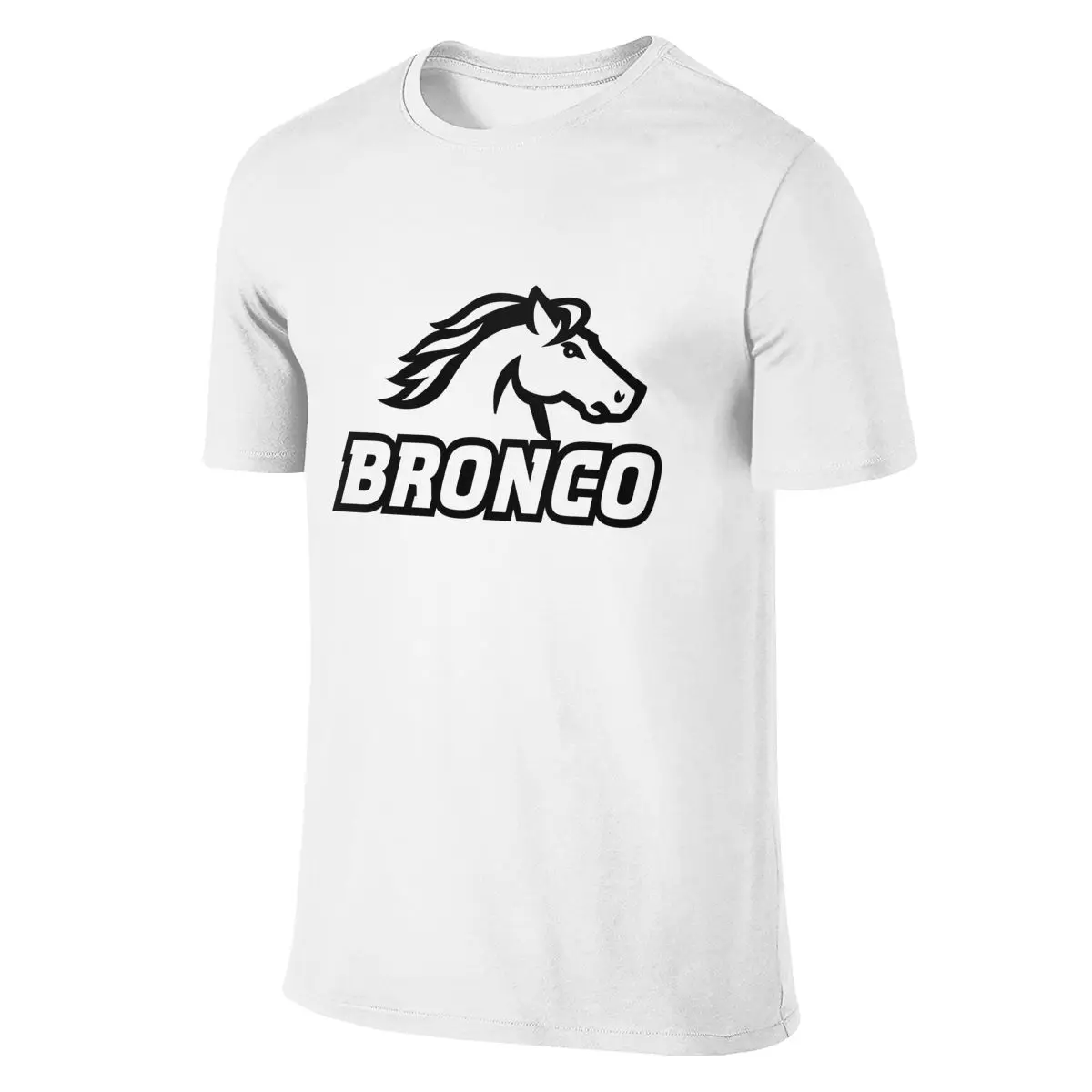 Bronco T Shirt Tshirt Tee Clothing Cotton Tops Hip Hop T-Shirt