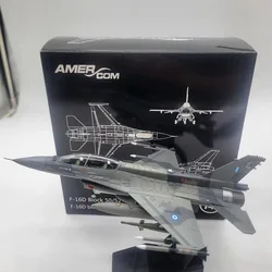 Diecast Metal 1:72 Scale Air Force F16 F-16D Fighting Falcon AirPlane Military Aircraft Model Children Gift Toy