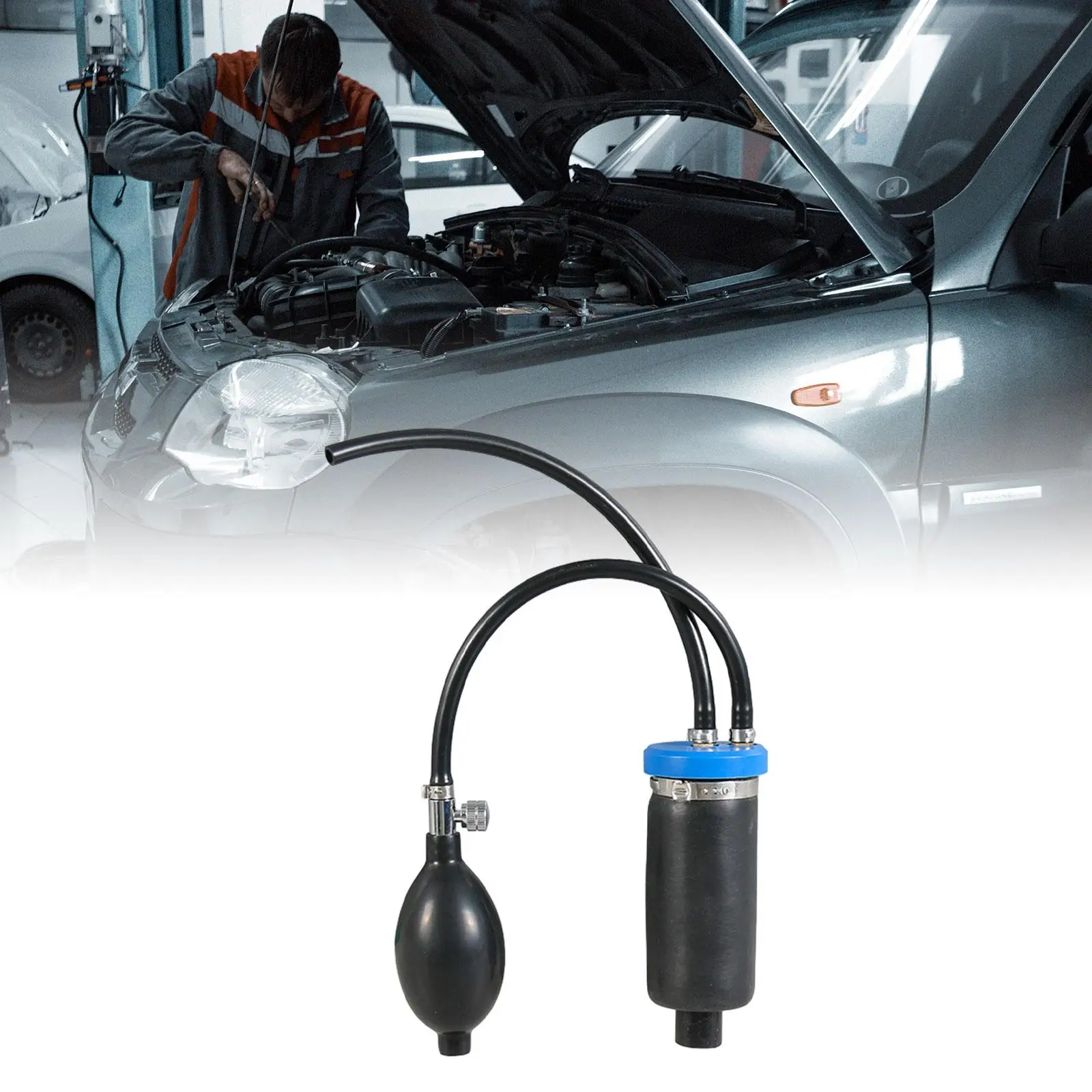 محول السحب، محول تسرب دخان السيارة، متعدد الوظائف، سهل الاستخدام، ملحق اختبار التسرب العملي المحمول للسيارات #4