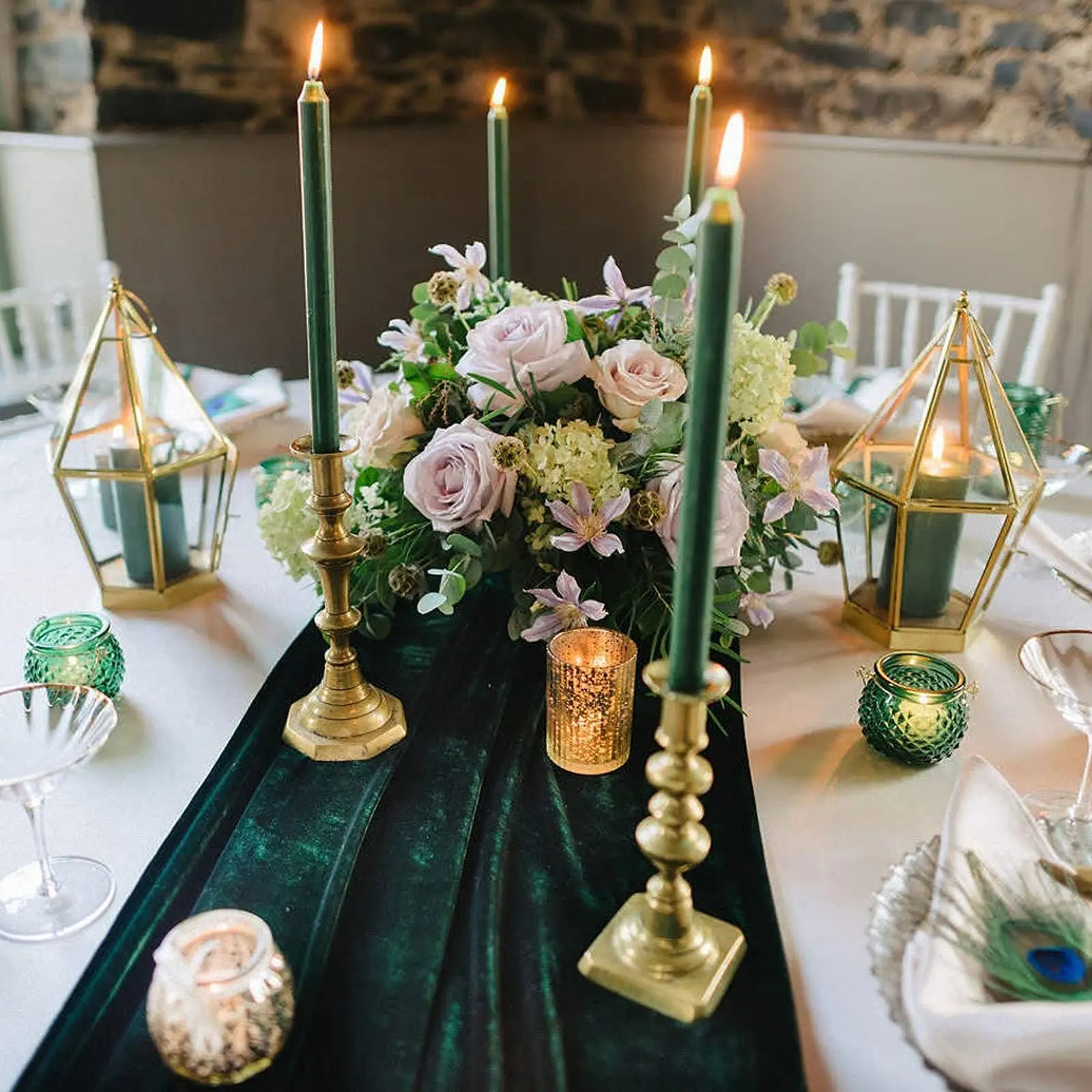 Luxurious Velvet Table Runner, Wedding Reception Decorations,Soft Velvet Fabric, Table Linen Overlay, Wedding Table Runners