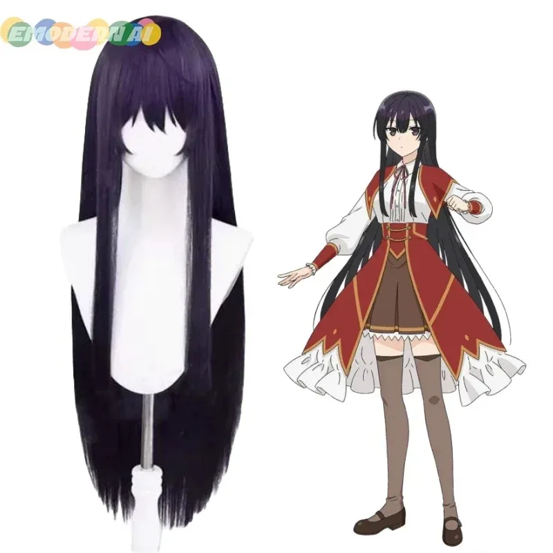 Yumiella Dolkness زعيم شيطان تأثيري أنيمي الشرير المستوى 99 زي شعر مستعار زي مدرسي فستان الهالوين بدلة عيد الميلاد