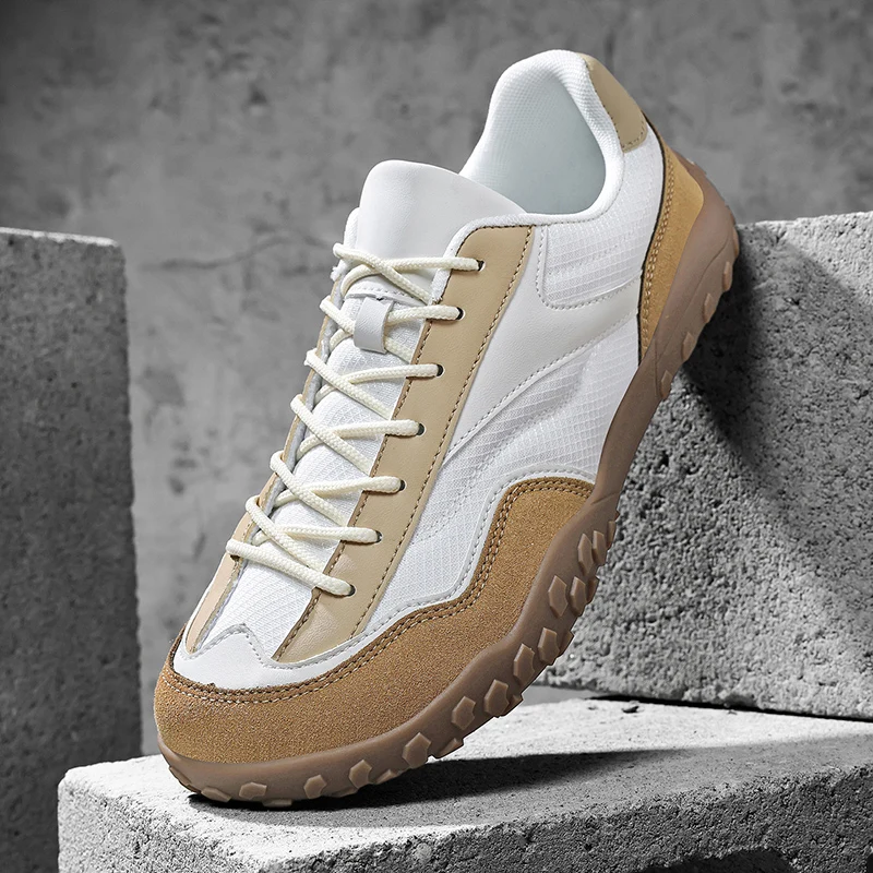 

New Wide-toe Men's Shoes Casual Soft Sole Wide-Toe Shoes Walking Sneakers Breathable Mesh Comfortable Barefoot Shoes Big Size 48