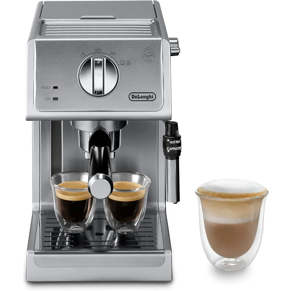 

Bar Pump Espresso and Cappuccino Machine, 15", Stainless Steel