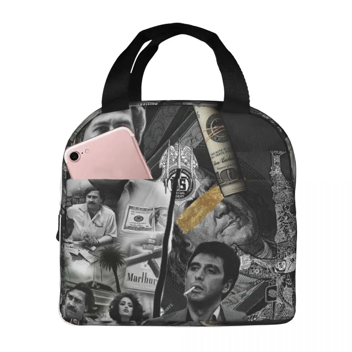 

Montana Always Tells The Truth Scarface Tony Montana Insulated Lunch Bag Cooler Thermal Food Box Tote Lunch Boxes Container