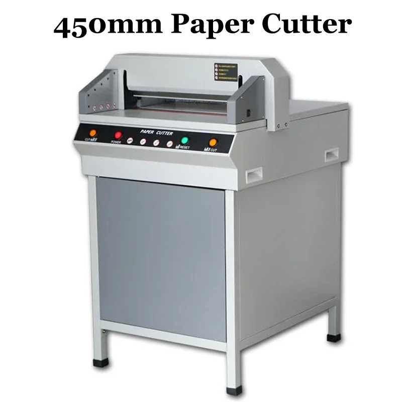 450mm Cutter Electric Guillotine Machine 450mm Cutting Machine Paper Trimmer with Cutting width 450mm