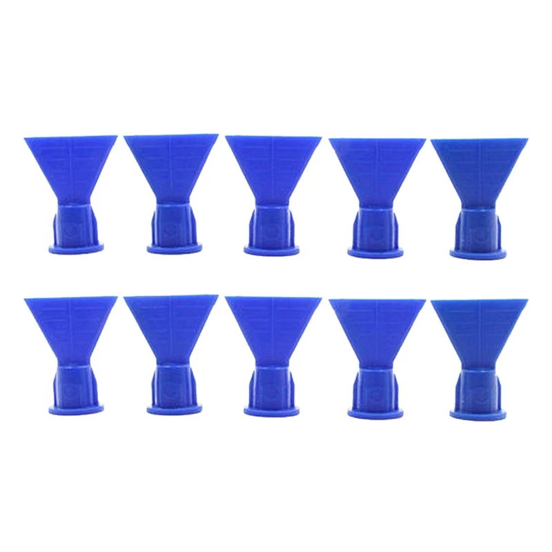 Imagem -04 - Conjunto Onda Forma Cone Bico Prático Dispensador Bico Injetor Calafetagem Selante Silicone para Cartucho Calafetagem Peça Reposição 10 Peças