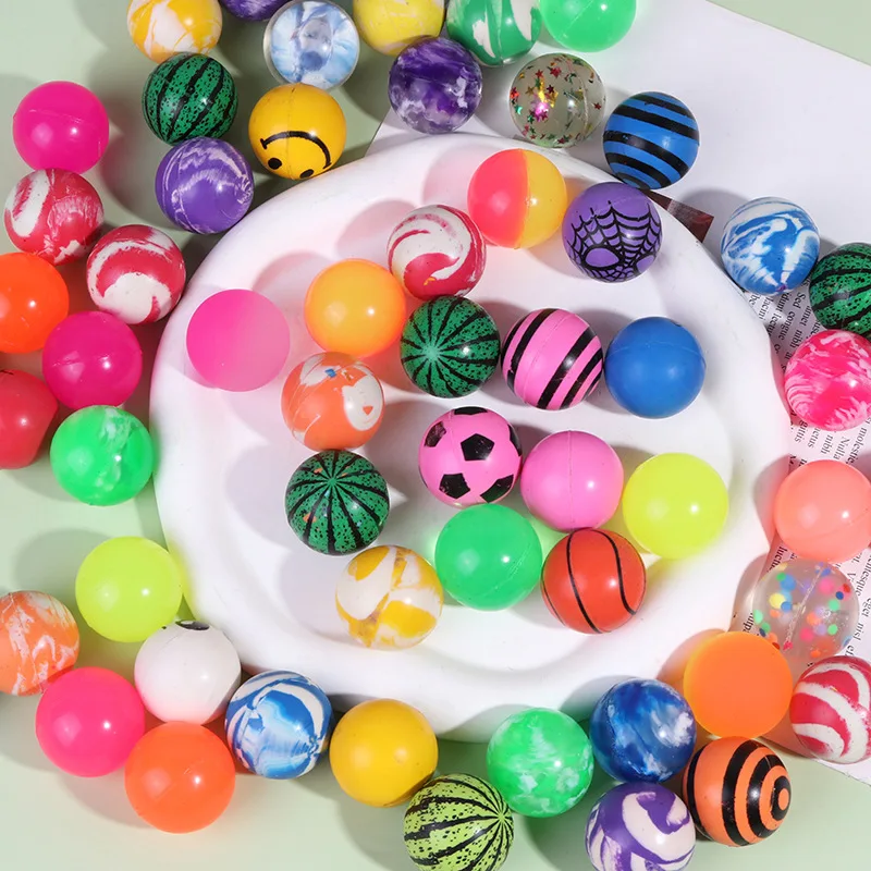 10/20/30 pièces Mini balle gonflable enfants intérieur extérieur balles de saut élastiques jouets balle flottante oeuf torsion Machine jouet pour enfants TMZ