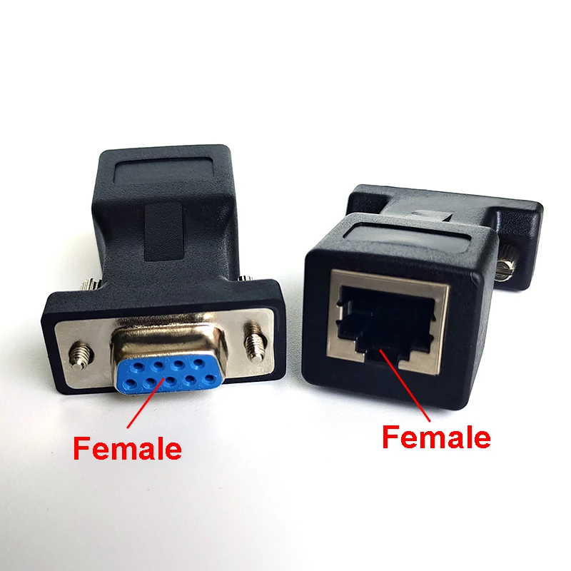 

1/3/5PCS VGA Extender Male to LAN CAT5 CAT6 RJ45 Network Ethernet Cable to VGA Female to Male Adapter