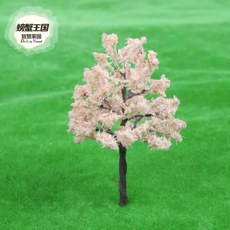 20pcs 6cm 8cm 10cm Model Tree Miniature Landscape Diorama Building Material Garden Plant Scenery HO Scale Model Railway Layout