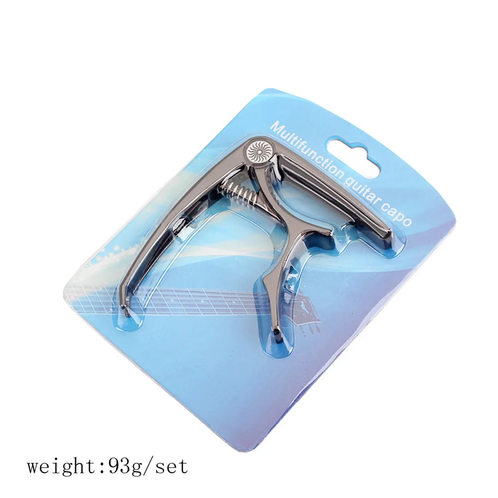 

Guitar Capo Tune Clamp Key Trigger Capo Clip-on Tuner for Acoustic Electric Guitar/ Ukulele/ Banjo/ Mandolin ( -black)