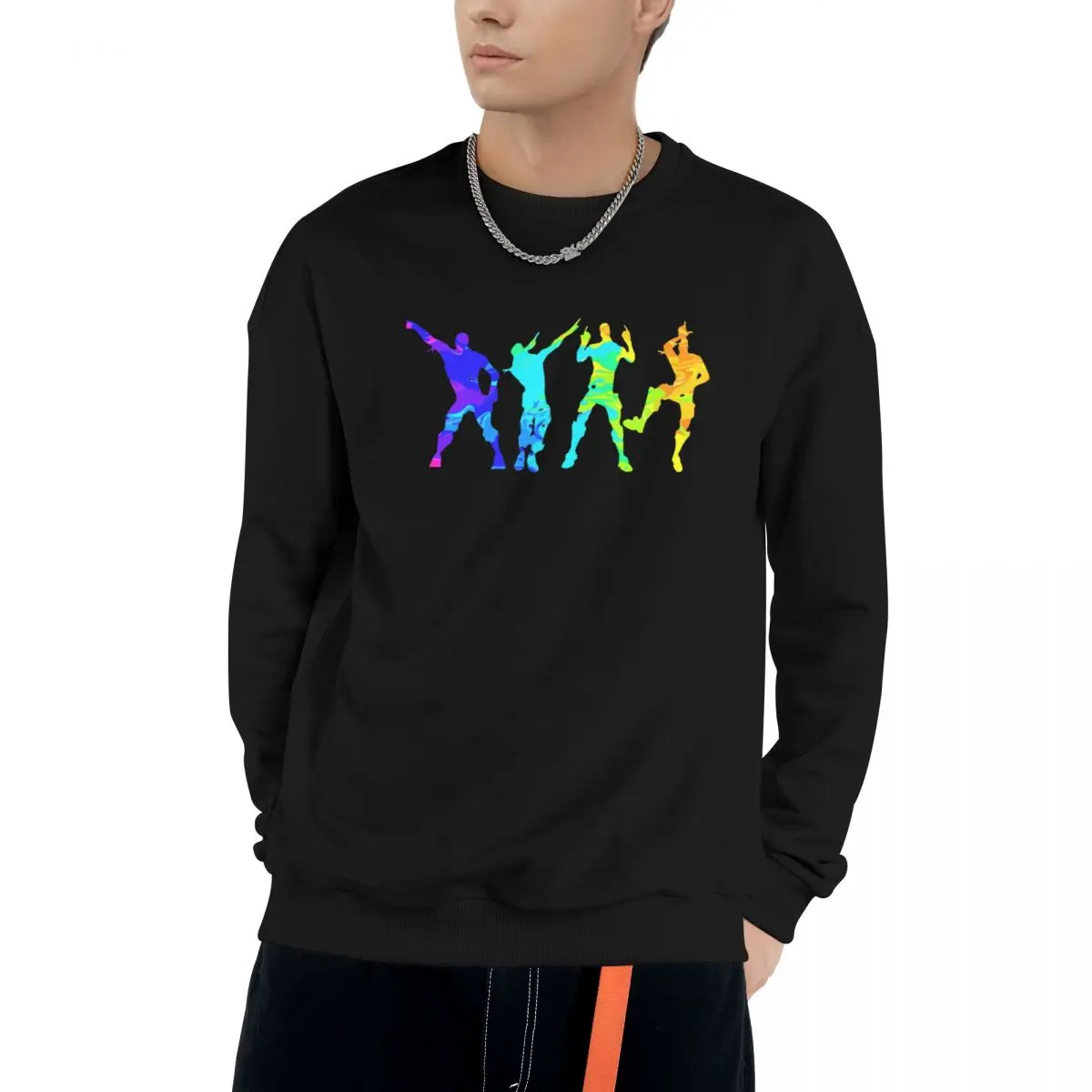 Battle Royale Dance Of Victory Classic 2024 Spring and Autumn Cotton New Fit Round Neck Sweatshirt