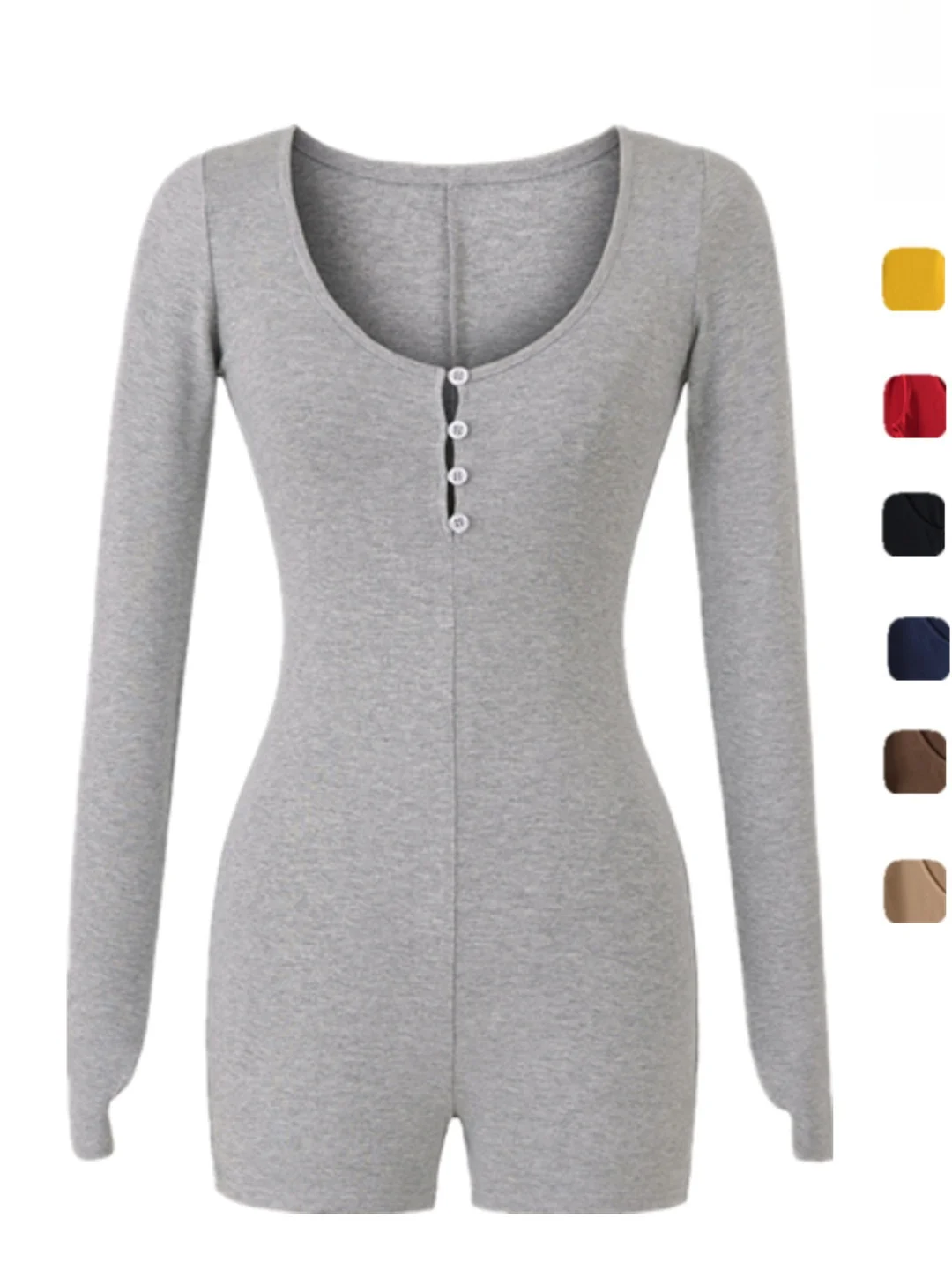 

Цельный костюм Spor с низкой посадкой на груди, облегающие круглые шорты Ne Pure Desirable, сексуальные модные ор-шорты с высокой талией