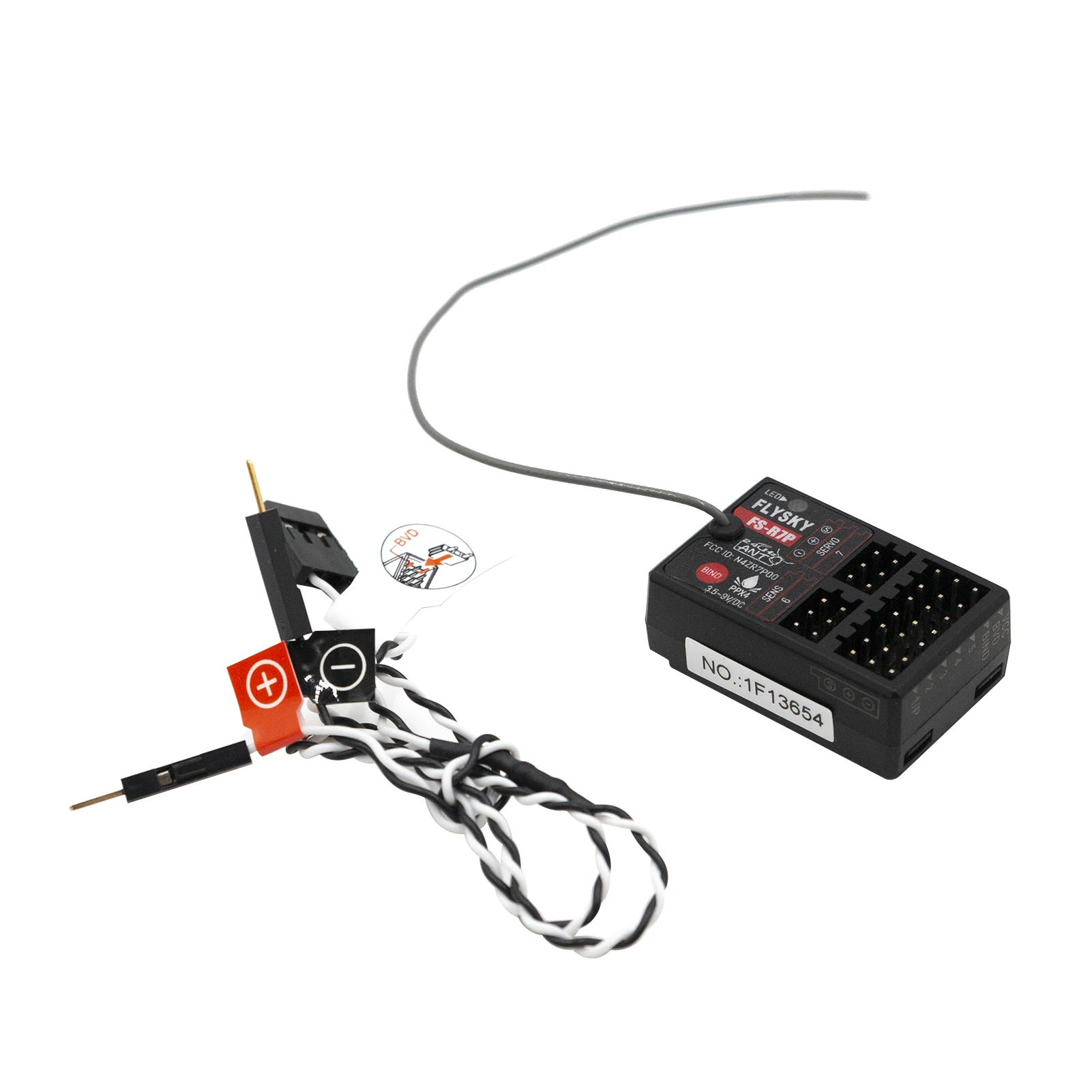 FLYSKY R7P 7CH Radio Receiver 2.4G Protocol ANT 3.5-9V/DC Receiver for FS-G7P RC Car RC Boat Remote Controller