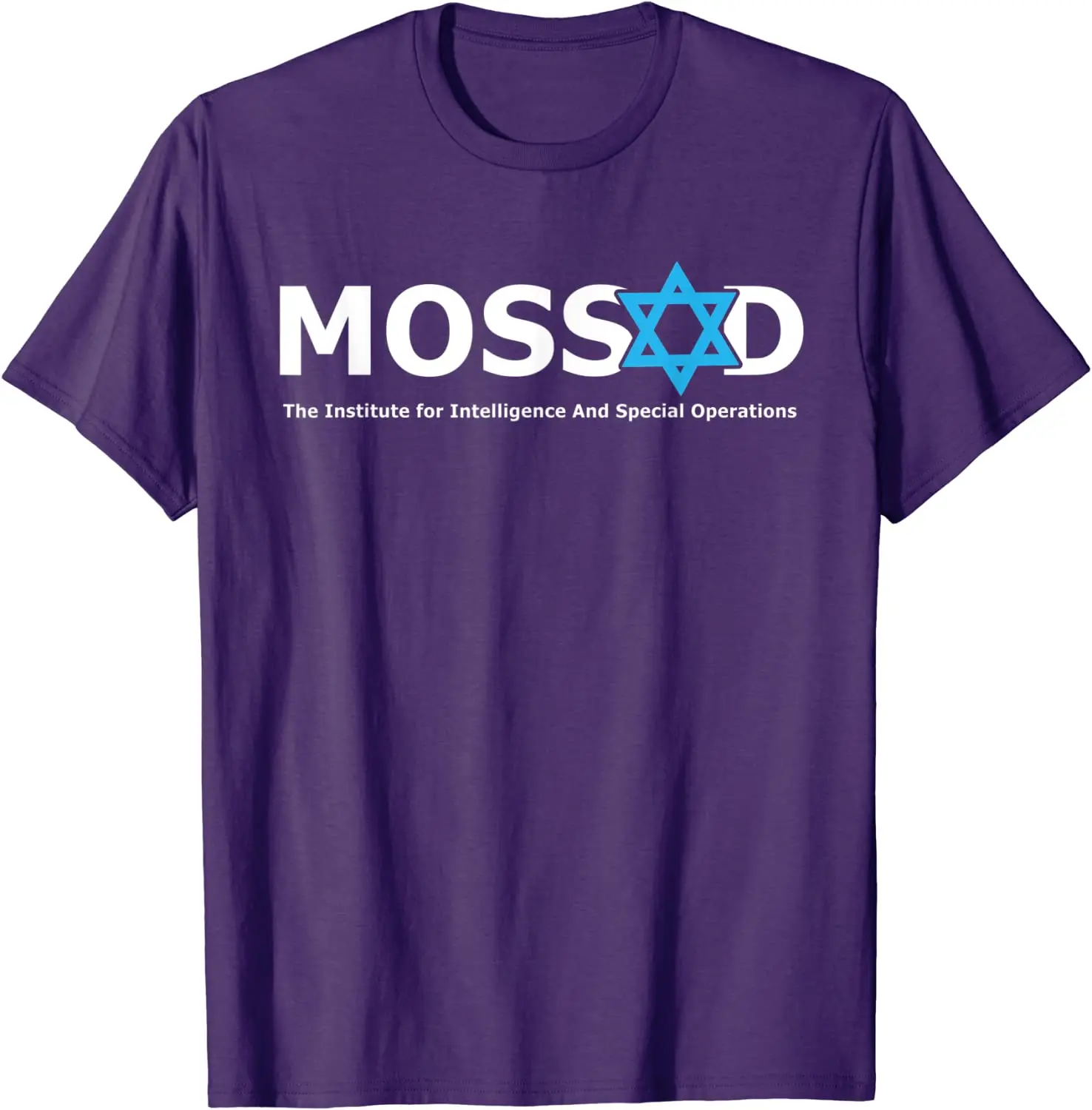 Mossad T- Shirt for Fun IDF Israel Secret Service Military MenT-Shirt Short Sleeve Casual Cotton O-Neck Summer T Shirt