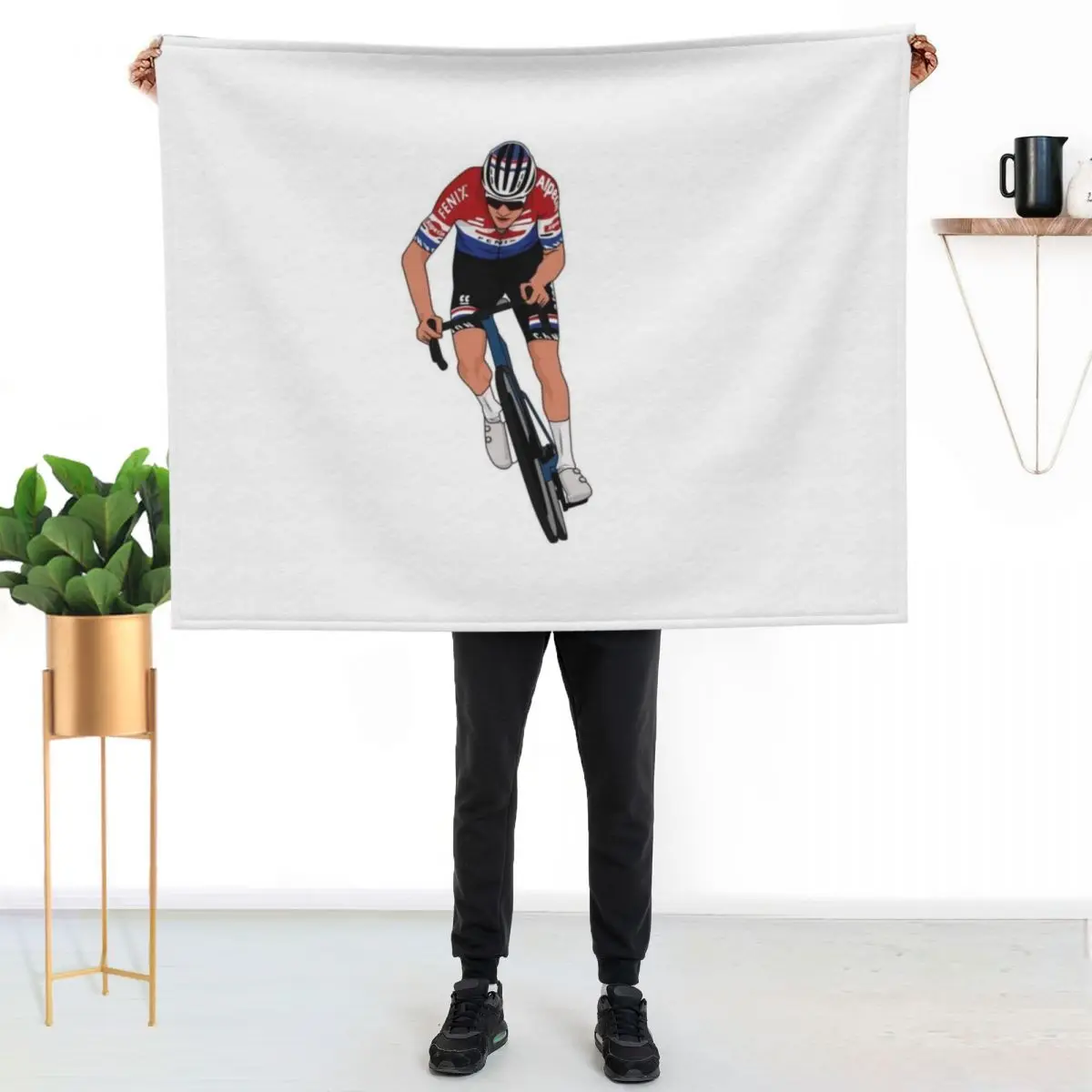 Mathieu van der poel - MVDP Throw Blanket Foldable Soft Warm Blanket for Outdoor Use