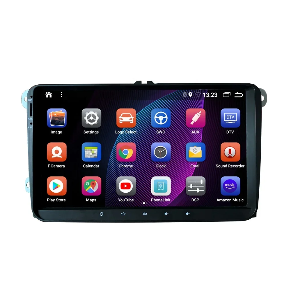 Yeanav 9''  1din 2din Android Car Radio Gps Navigation BT Wifi For For Vw For Skoda For Golf For Polo Car stereo