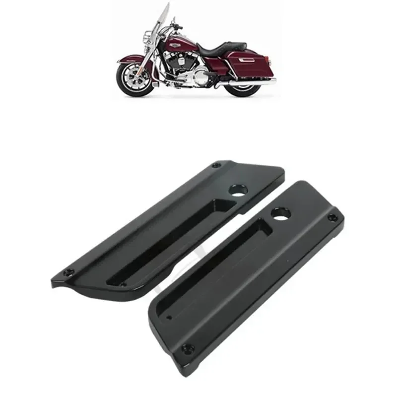 

Accesorios moto Saddlebag Latch Covers For Harley Touring Road King Electra Street Glide 1994-2013 CVO FLHXSE2