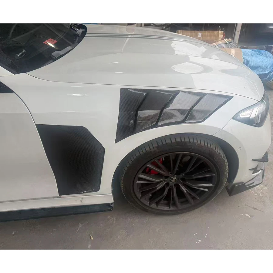 For BMW 3 series G20 G28 Carbon Fiber Fender Bumper Retrofit the replacement Openings leaf plate Car Accessories  Car body kit