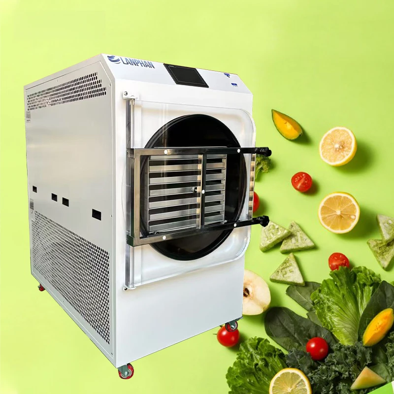 Food Vacuum Freeze Dryer Big Capacity Dryer Experience Large-Batch Freeze Drying Without Sacrificing Kitchen Space