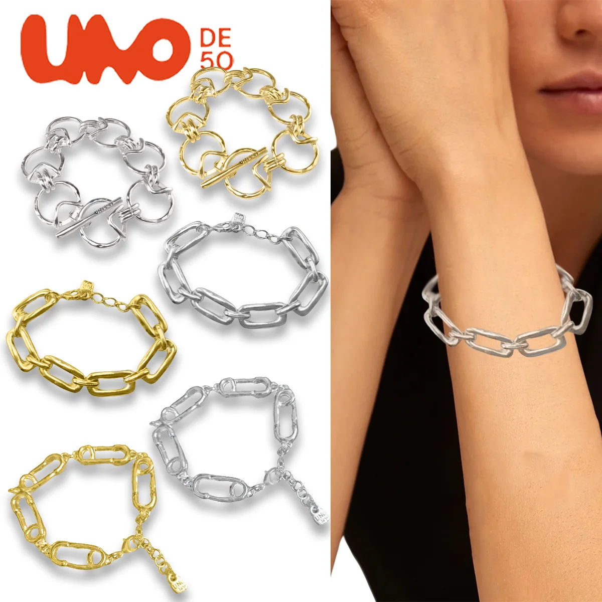 

UNODE50 Bracelet Spanish fashion high-end charm charming temperament versatile popular bracelet