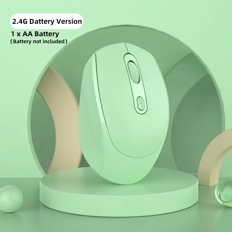 Batterieversion Mini2,4 GHz kabellose optische Maus Tragbare Maus Drahtlose USB-Maus Notebook-Computer