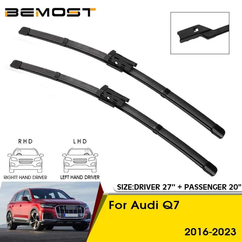 Car Wiper Blades For Audi Q7 2016-2023 Windshield Windscreen Front Window Blades 27