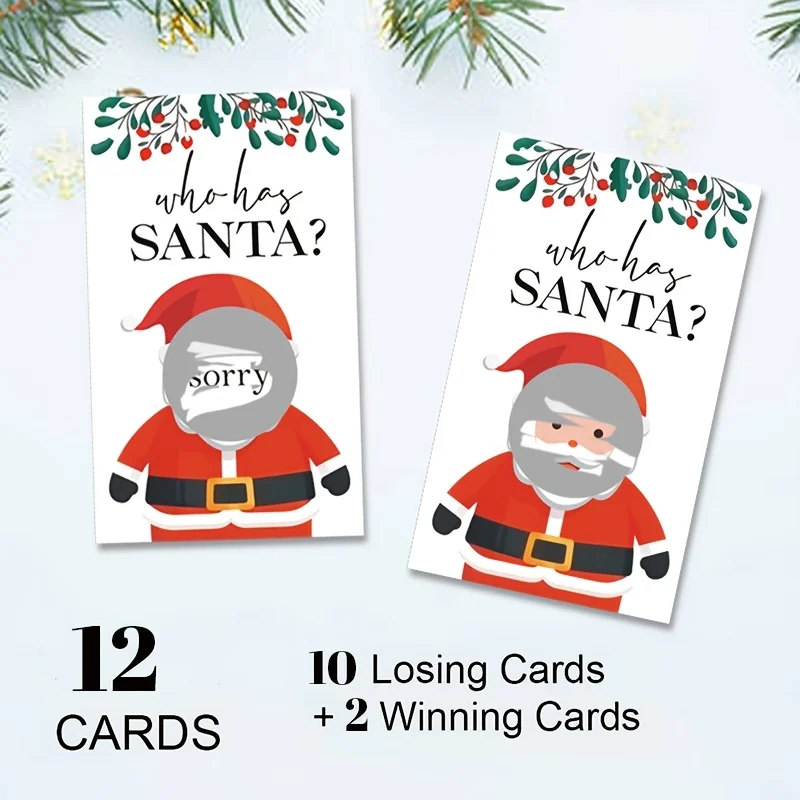 12/24/50 Christmas Scratch Card Set - 