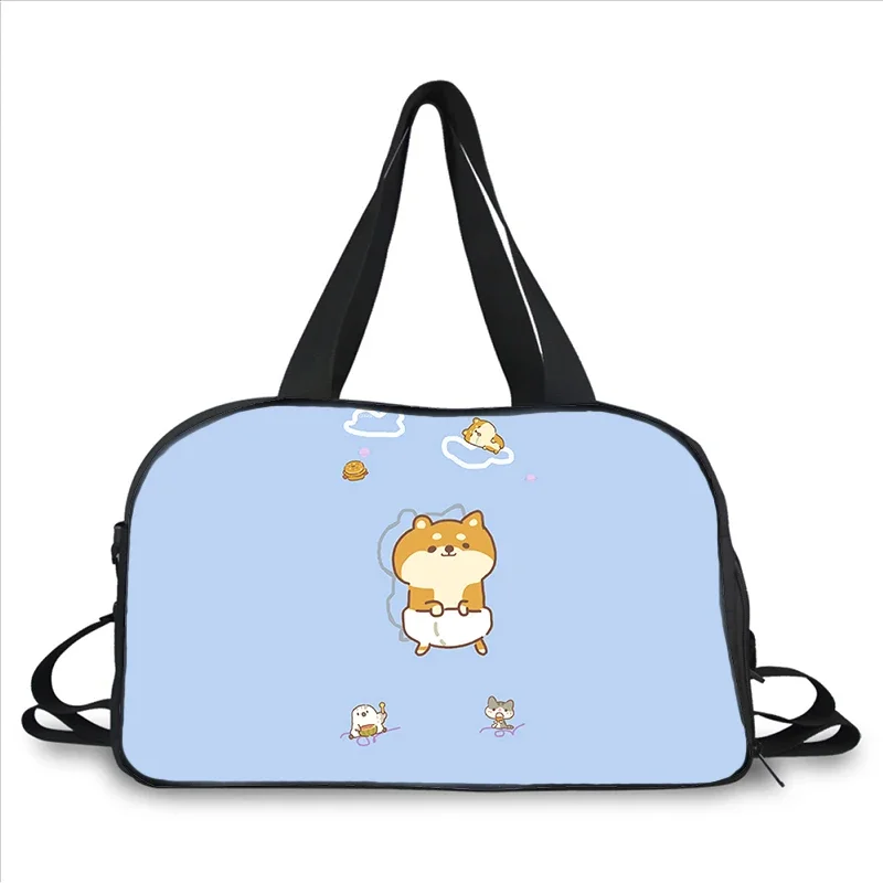 cartoon schattige hond 3D-printen modetrend draagbare multifunctionele messenger bag reistas met grote capaciteit