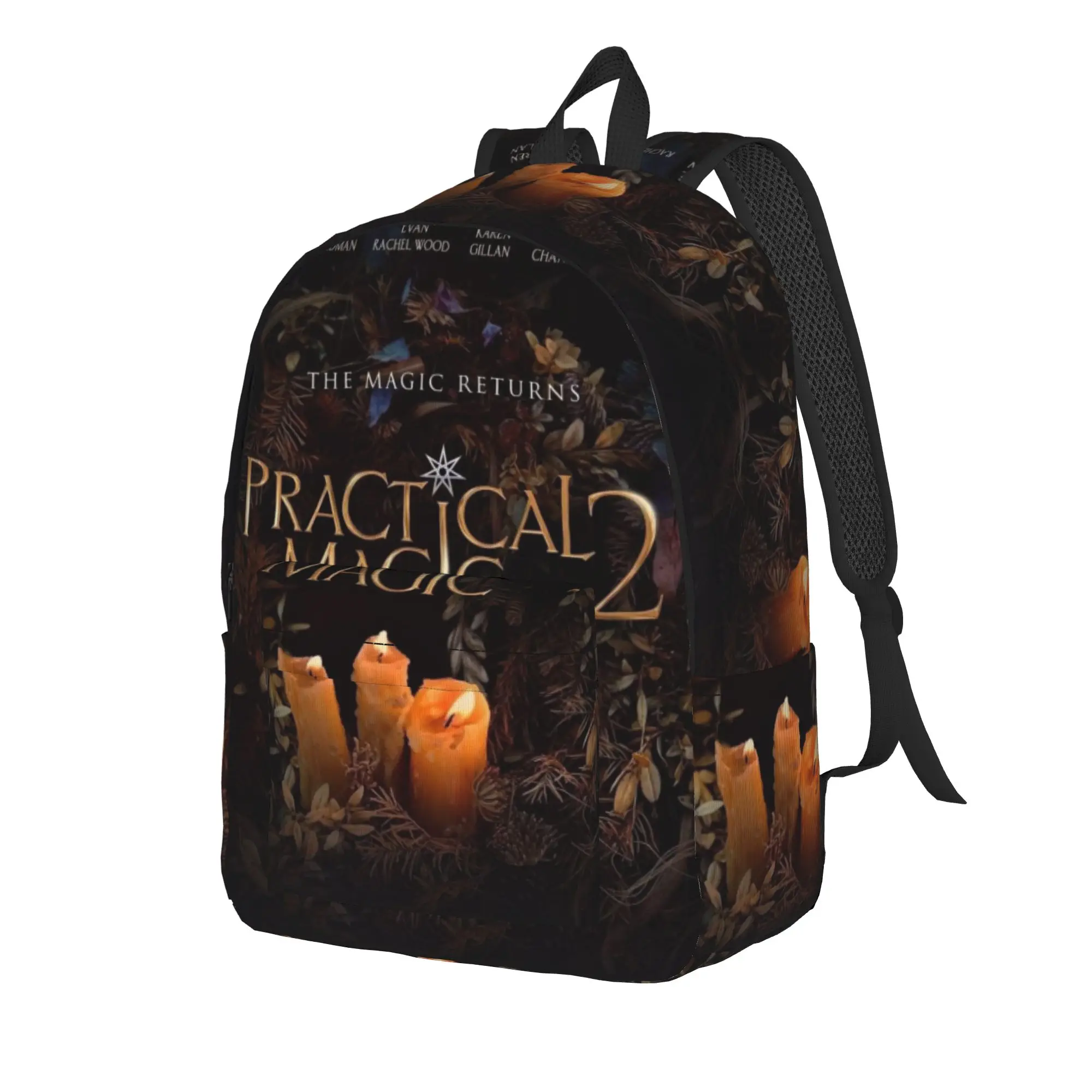 Practical Magic 2 Teenage Backpack Outdoor High School Work  Daypack for Men Women Laptop Computer Shoulder Bag