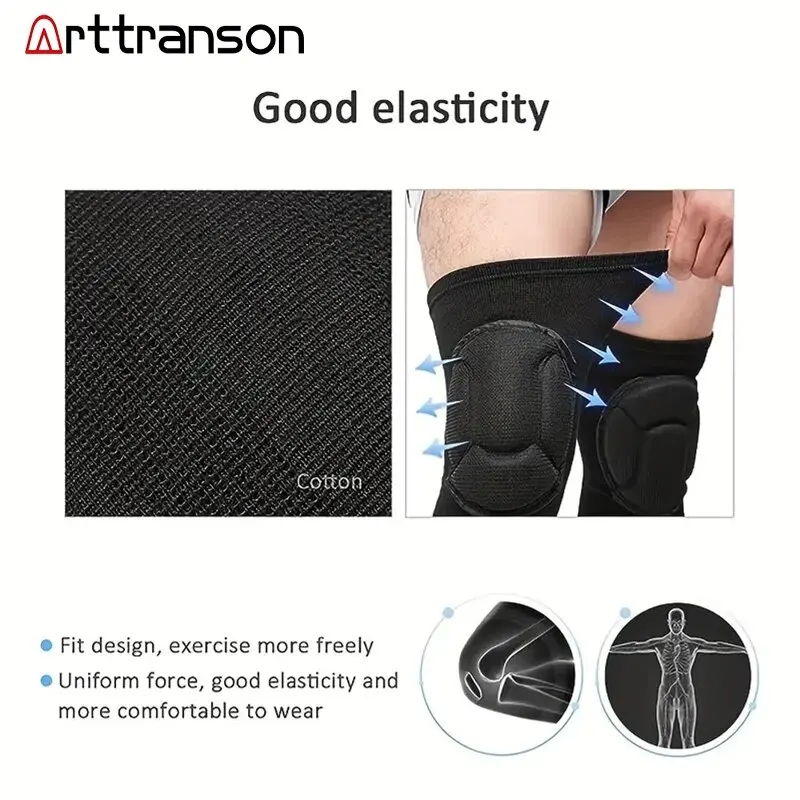 2 stücke/1 paar Volleyball Knie Pads Dicken Schwamm Schutz Anti-Kollision Knie Pads Protector Nicht-Slip Wrestling tanz Knie Pads