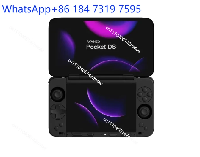 1080P OLED screen 8000mAh battery AYANEO Pocket DS gaming handheld G3X Gen2 dual screen flip Android portable host