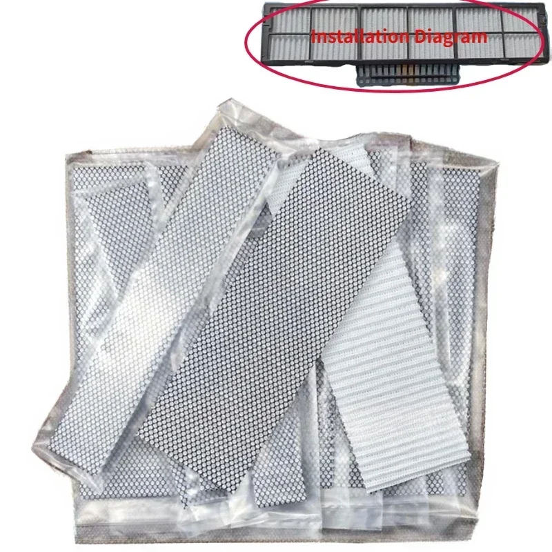 

1/ 2Pcs For Hitachi Mitsubishi Electric Panasonic Sharp Hisense air conditioning purification air filter cotton