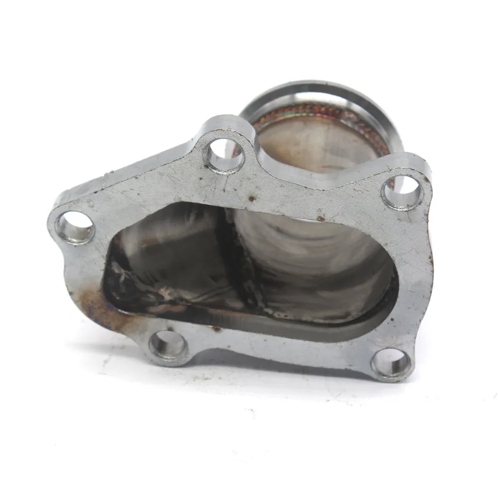 V Band Conversion Adaptor TD04 Flange 5 Bolt Turbo Exhaust Adaptor 2.5 Inch Outlet Stainless Steel for Saab 9-2X Aero view 5