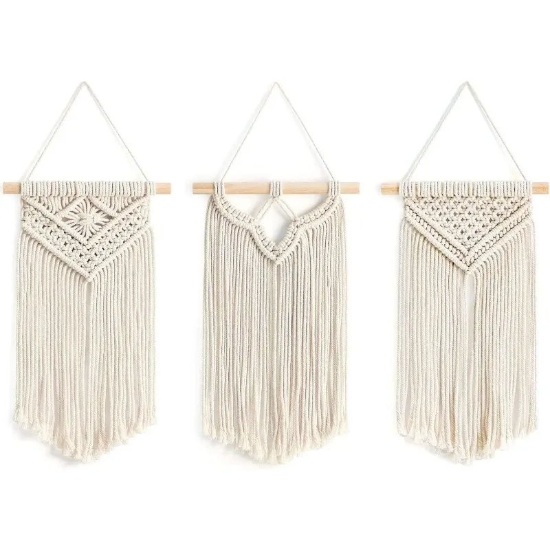 

Wall Hanging 3 Pack Art Woven Wall Decoration Home Chic Decoration Bedroom Living Room Apartment Gallery