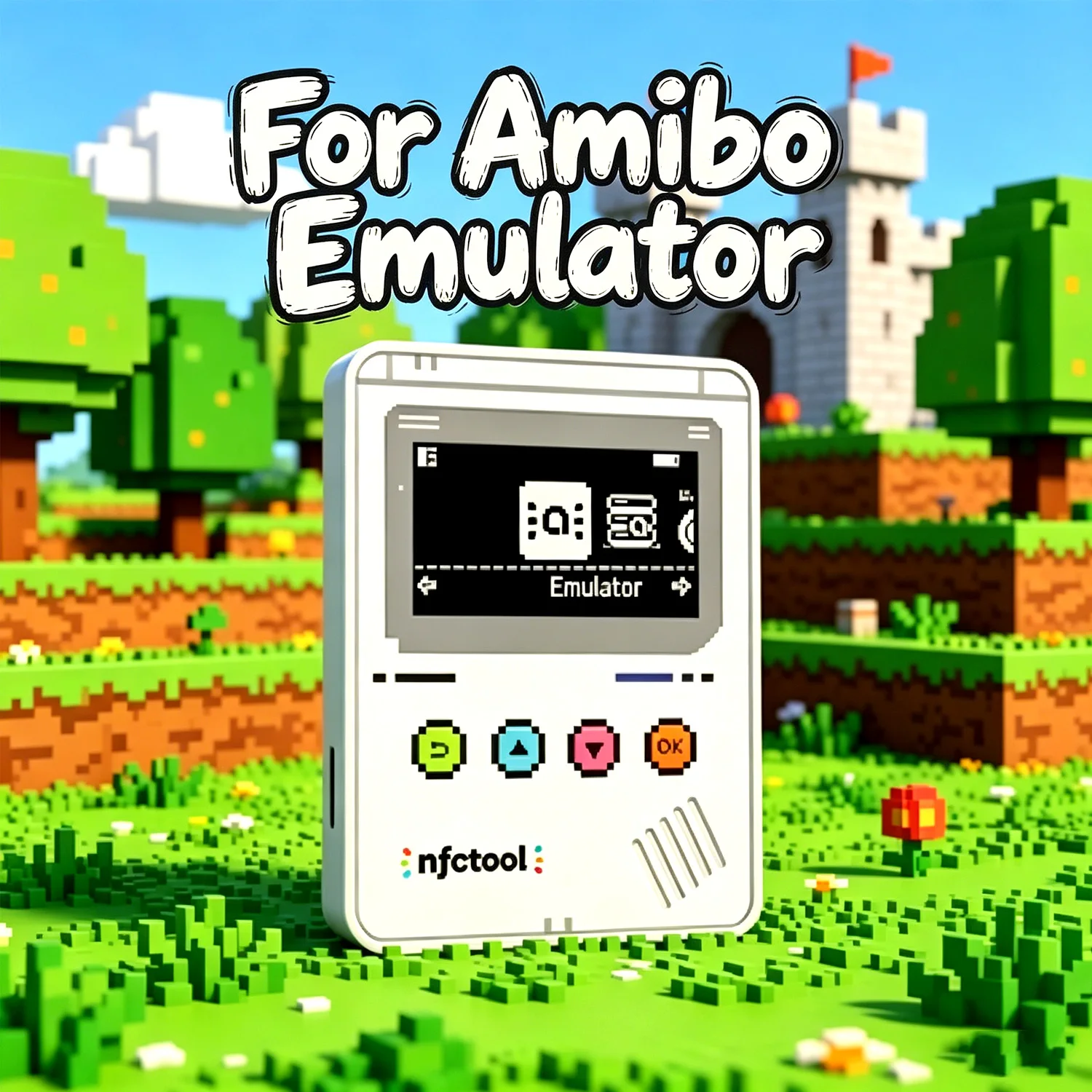 Für Amiibo-Emulator Switch2 Animal Crossing Wiederaufladbarer Smart-Simulator für Switch Oled Switch2/3DS/Wii U Spielzubehör