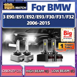 CROSSFOX LED Car Headlights Bulb Xenon HID Lights 6000K Plug&Play For BMW 3 E90/E91/E92/E93/F30/F31/F32 2006 2007-2013 2014 2015